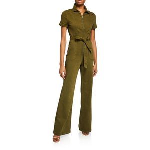 Alice + Olivia Olive Green Jumpsuit